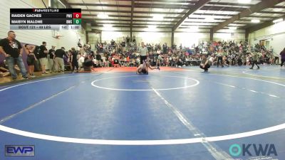 80 lbs Quarterfinal - Jesse Voss, Skiatook Youth Wrestling vs Reid Claggett, Bristow Wrestling