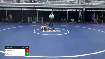 99 lbs Consolation - Liam Hayes, Hudson Valley vs Carlos Salazar, Vhw