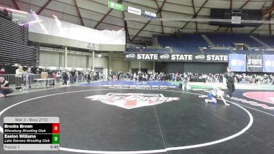 77 lbs Champ. Rd Of 32 - Brooks Brown, Ellensburg Wrestling Club vs Easton Williams, Lake Stevens Wrestling Club