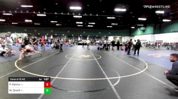 106 lbs Consi Of 16 #2 - Paul Kenny, NJ vs Matthew Oneill, PA