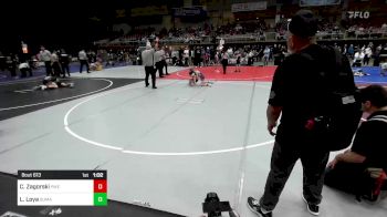 61 lbs Quarterfinal - Charlie Zagorski, Pikes Peak Warriors vs Liam Loya, Dumas WC