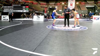 Cadet Boys Lower - 106 lbs Cons. Round 2 - Landon Quirk, Beat The Streets - Los Angeles vs Nathan Castro, Bullard High School Wrestling