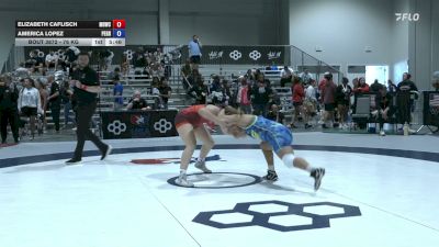 76 kg Cons. Sub-quarters - Elizabeth Caflisch, Mile High Wrestling Club vs America Lopez, Peterson Grapplers