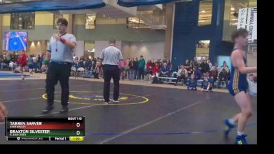 108 lbs Round 1 - Braxton Silvester, Clear Creek vs Tarren Sarver, Sage Valley