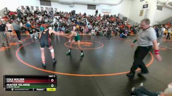 145C Round 2 - Cole Bolzer, Greybull/Riverside vs Hunter Velarde, Lander Valley