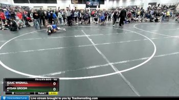 102 lbs Cons. Round 2 - Isaac Wignall, IA vs Aydan Groom, IA