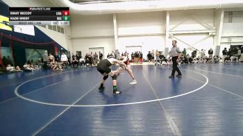 106 lbs Champ. Round 2 - Kade Wiest, Wasatch vs Sway Mccoy, Logan