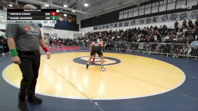 165 lbs Champ. Round 1 - Daniel Navarro, Servite vs Lincoln Casas, El Modena