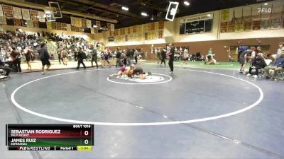 138 lbs Quarterfinal - Sebastian Rodriguez, Palm Desert vs James Ruiz, Esperanza