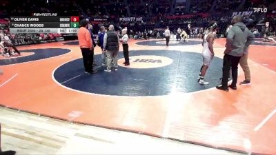 2A 138 lbs Cons. Round 3 - Oliver Davis, Chicago (Brother Rice) vs Chance Woods, Evergreen Park