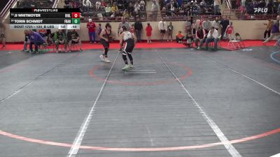 120_B lbs Consi Of 16 #2 - Jj Whitmoyer, Biglerville vs Torin Schmidt, Franklin