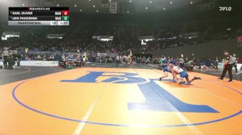 4A Boys 150 lbs Quarterfinal - Earl Oliver, Madras Boys vs Levi Padoshek, Mazama Boys