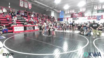 80 lbs 3rd Place - Reilas Sanchez, Locust Grove Youth Wrestling vs Logan Wright, Jay Wrestling Club