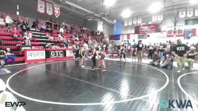 80 lbs 3rd Place - Reilas Sanchez, Locust Grove Youth Wrestling vs Logan Wright, Jay Wrestling Club
