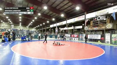85 lbs Cons. Round 5 - Grayson Langford, West River Wrestling vs Elijah Reynolds, Windy City Wrestling Club