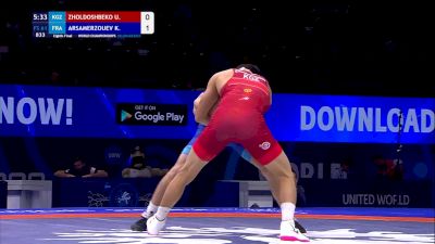 61 kg 1/8 Final - Ulukbek Zholdoshbekov, Kyrgyzstan vs Khamzat Timourovitch Arsamerzouev, France