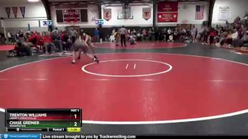 160 lbs Round 2 - Trenton Williams, Liberty (Wentzville) vs Chase Greiner, Washington