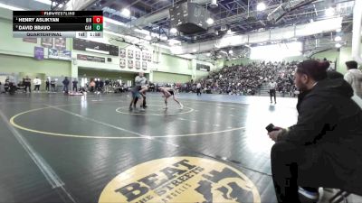 113 lbs Quarterfinal - Henry Aslikyan, BIRMINGHAM vs David Bravo, CARSON