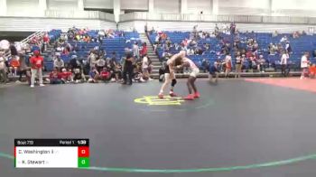 141 lbs Cons. Round 3 - Kasey Stewart, Terre Haute South vs Christian Washington Ii, Victory Elite