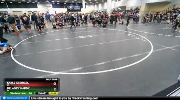 54-59 lbs Cons. Round 2 - Delaney Hardy, NE vs Kayle Georgel, WI