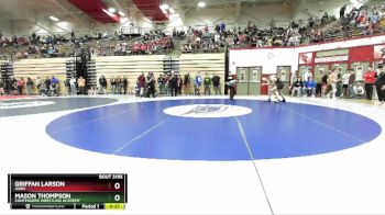 165 lbs Champ. Round 3 - Mason Thompson, Contenders Wrestling Academy vs Griffan Larson, Avon