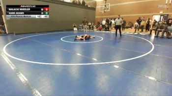 85 lbs 5th Place Match - Malachi Wheeler, Husky Wrestling vs Hank Adams, Declo Stingers