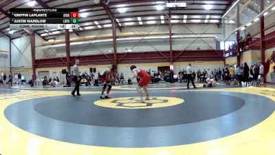 157 lbs Cons. Round 7 - Justin Wardlow, Lockport vs Griffin Laplante, St Francis