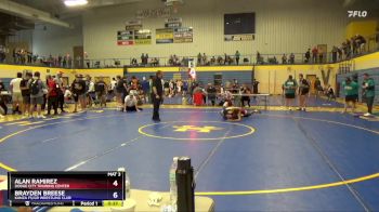 132 lbs 5th Place Match - Alan Ramirez, Dodge City Training Center vs Brayden Breese, Kanza FS/GR Wrestling Club