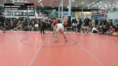 134 lbs 3rd Place - Kaiden Pomraning, Steller Trained Revan - HSC vs Braden Todora, Grit Mat Club Red - HSC