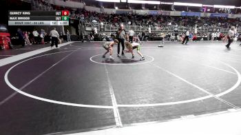 85 lbs Consi Of 8 #2 - Quincy King, East Kansas Eagles vs Max Briggs, East Kansas Eagles
