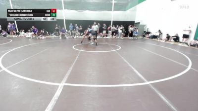 130 lbs Cons. Round 2 - Khloe Robinson, Bentonville High School Wrestl vs Mayelyn Ramirez, Har-Ber