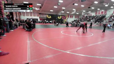 235 lbs Cons. Round 5 - Alison Cortes, Rio Mesa vs Natalia Cervantes, Pacifica/Oxnard