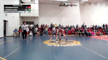 140 lbs Champ. Round 1 - Makinnen Heaps, Evanston vs Barbara Saenz, Steamboat Springs