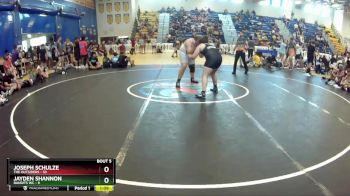 285 lbs Champ Round 1 (16 Team) - Joseph Schulze, The Outsiders vs Jayden Shannon, Bandits WC