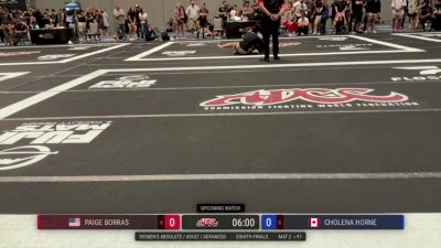 Paige Borras vs Cholena Horne 2025 ADCC Las Vegas Nationals