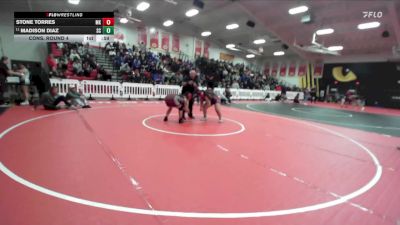 190 lbs Cons. Round 4 - Stone Torres, Mark Keppel vs Madison Diaz, San Clemente