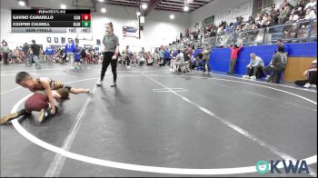 46 lbs Semifinal - Gavino Camarillo, Clinton Youth Wrestling vs Cooper Culwell, Blanchard Wrestling Club