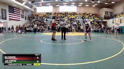 285 lbs 7th Place Match - Eli Mainor, SPRINGFIELD(Akron) vs Joe Porter, BARBERTON