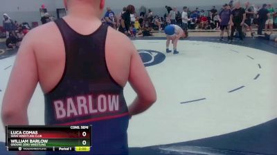 165 lbs Cons. Semi - William Barlow, Ground Zero Wrestling vs Luca Comas, Wave Wrestling Club