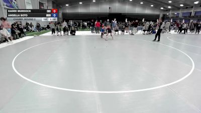 132-134.5 lbs Champ. Round 2 - KaDee Murdock, Champions Wrestling Club vs Angella Soto, Minnesota
