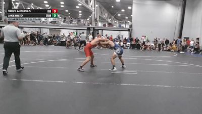 138 lbs Quarterfinals (8 Team) - Jake Nieto, Savage WA Nightmares vs Vinny Auguello, Barn Brothers BlueWave