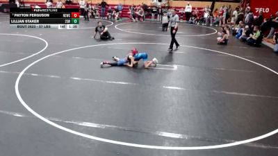57 lbs Champ. Round 2 - Payton Ferguson, North Country Wrestling Club vs Lillian Staker, 208 Spartan WC