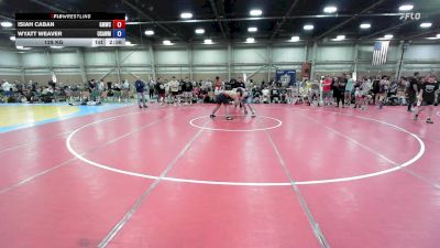 129 kg Rr Rnd 1 - Isiah Caban, Gold Medal WC - HSE vs Wyatt Weaver, USAW Maine - HSE