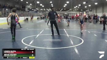 90 lbs Champ. Round 2 - Bryar Holmes, Pine River Youth WC vs Joseph Buffa, Yale Jr Bulldogs