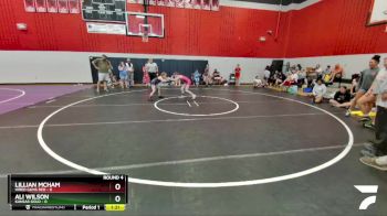 90 lbs Round 4 (6 Team) - Ali Wilson, Kansas Gold vs Lillian McHam, Hired Guns Red