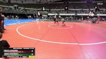 National 3-5 68 Cons. Round 2 - Micah Leonardi, Raider Nation Wrestling Club vs Orien Mattingly, Great Neck Wrestling Club