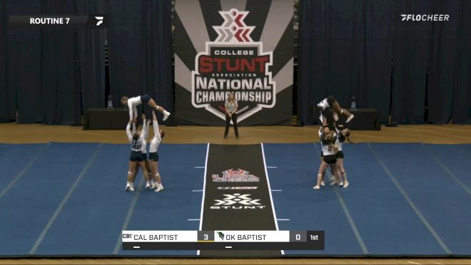 STUNT Varsity Game #9 - CALIFORNIA BAPTIST VS OKLAHOMA BAPTIST  Day 2