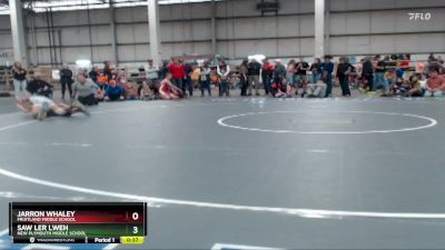 126 lbs Cons. Round 7 - Jarron Whaley, Fruitland Middle School vs Saw Ler Lweh, New Plymouth Middle School