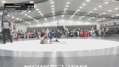 126 lbs Cons. Rd Of 16 - Karson Wuebker, Sebolt Wrestling Academy vs Kylan Berry, Maine Premier Wrestling Club