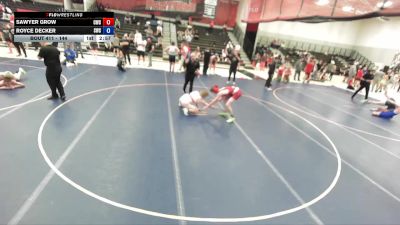 144 lbs Cons. Round 2 - Royce Decker, Stallions Wrestling Club vs Sawyer Grow, Champions Wrestling Club
